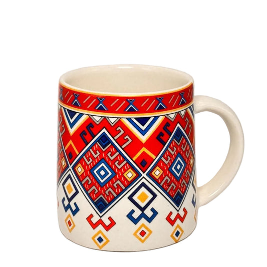 Folk Fusion Ceramic Mug