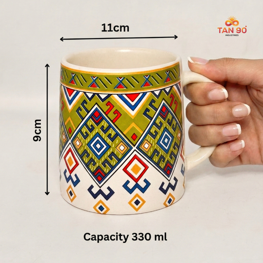 FolkFusion Ceramic Mug